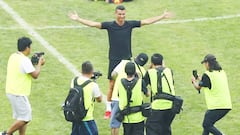 Cristiano Ronaldo, durante un evento publicitario en Pek&iacute;n.
