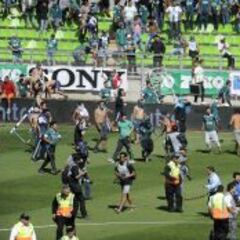 Colo Colo-Wanderers: suspendido por desastre en Valparaíso