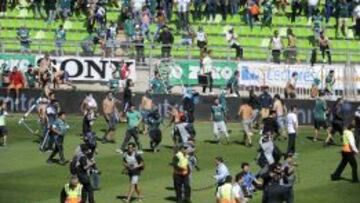 Colo Colo-Wanderers: suspendido por desastre en Valparaíso