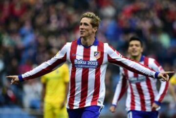 Fernando Torres celebra el 1-0.