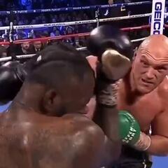 Fue un aluvión de golpes: así terminó Tyson Fury con Wilder