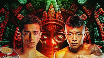 Este es el poster de Espinoza vs Khegai.