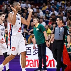 Conde, expulsado del Mundial por su error en el Francia-Lituania