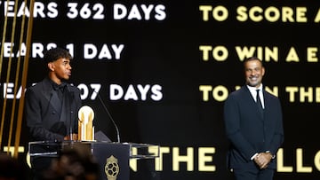 El habilidoso extremo derecho del FC Barcelona y la Selección de España se convierte en el jugador más joven en alcanzar los primeros diez puestos de este listado.