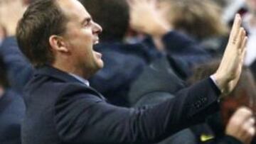 Frank De Boer, eufórico.