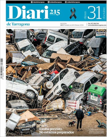 “No camináis solos”: la prensa copa sus portadas con la catástrofe de la DANA