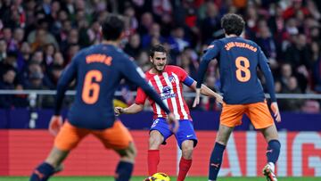 Soccer Football - LaLiga - Atletico Madrid v Valencia - Metropolitano, Madrid, Spain - January 28, 2024 Atletico Madrid's Koke in action REUTERS/Isabel Infantes
