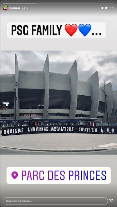 Mbappé manda un cariñoso mensaje a la afición del PSG