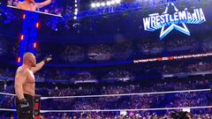 Brock Lesnar en Royal Rumble 2022.