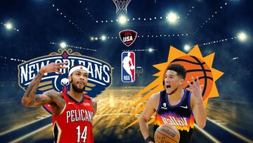 The New Orleans Pelicans face off against the Phoenix Suns, who seek a 2-0 lead on the Pelicans.