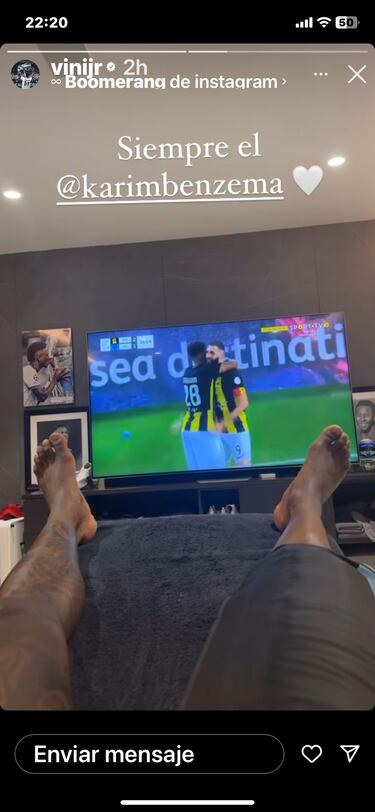 Vinicius: añorando a Benzema