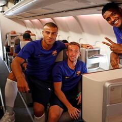 El Barcelona inicia en Los Ángeles su gira de pretemporada