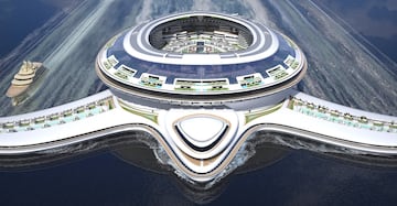 Será la estructura flotante de mayores dimensiones construida por el ser humano.