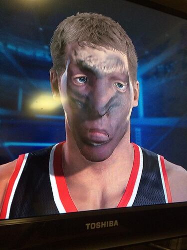 Cuando la captura de caras de NBA 2K15 se vuelve loca
