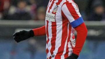 Falcao en el momento en que notó el pinchazo.