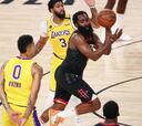 Los Lakers, hundidos sin LeBron, caen ante los Rockets