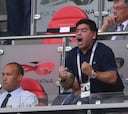Así vivió Maradona la eliminación de Argentina
