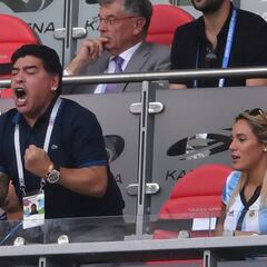 Así vivió Maradona la eliminación de Argentina