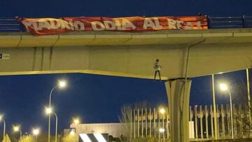 El deplorable acto racista dirigido contra Vinicius en las horas previas al derbi.