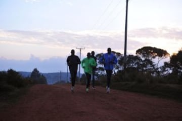 Curioso lugar de entrenamiento de los atletas kenianos