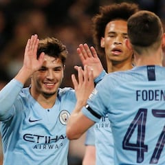 El City se clasifica para cuartos con un doblete de Brahim Díaz