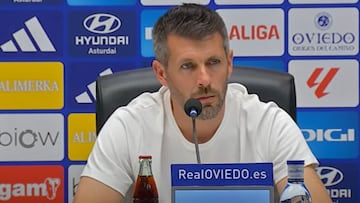 Pezzolano, en rueda de prensa.