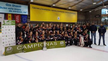 Majadahonda, campe¨®n de la Liga Iberdrola de Hockey Hielo