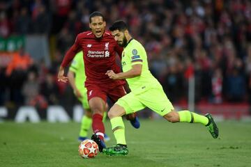 Luis Suárez in action against Liverpool earlier this week.