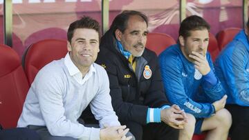 Rubi, junto a su equipo Jaume Torras y Xavi Gil.