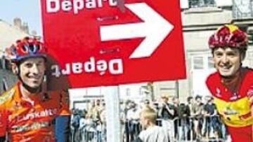 <b>GRAN DÚO. </b>Iban Mayo, ayer junto a Paco Mancebo