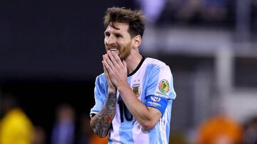 Messi anuncia su adiós a la selección argentina