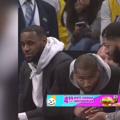 En las redes no dan crédito: el polémico gesto de DeMarcus Cousins y Anthony Davis