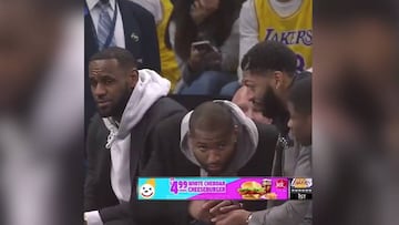 En las redes no dan crédito: el polémico gesto de DeMarcus Cousins y Anthony Davis