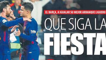 Euforia en la prensa de Barcelona antes del Alavés: show, fiesta…