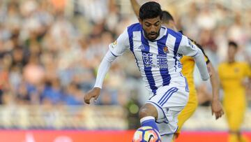 Carlos Vela, delantero de la Real Sociedad.