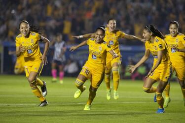 Tigres empata contra Monterrey en la final de ida de la Liga MX Femenil