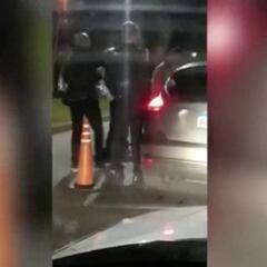 Así fue la fuerte discusión de Sampaoli con la policía