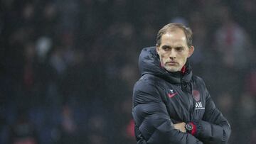 Thomas TUCHEL (PSG) reacted during the French championship Ligue 1 football match between Paris Saint-Germain and Girondins de Bordeaux on February 23, 2020 at Parc des Princes stadium in Paris, France - Photo Stephane Allaman / DPPI
 
 
 23/02/2020 ONLY 