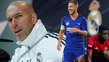Tras Pogba... hoy Hazard: el mensaje de Zidane al crack del Chelsea