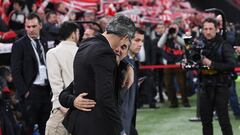 13/01/24 PARTIDO PRIMERA DIVISION
 ATHLETIC DE BILBAO - REAL SOCIEDAD
 SALUDO ENTRENADORES
ERNESTO VALVERDE E IMANOL ALGUACIL 