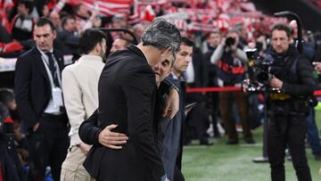 13/01/24 PARTIDO PRIMERA DIVISION
 ATHLETIC DE BILBAO - REAL SOCIEDAD
 SALUDO ENTRENADORES
ERNESTO VALVERDE E IMANOL ALGUACIL 