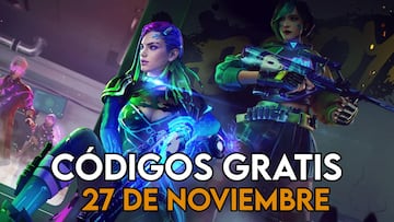 Fre Fire códigos recompensas 27 de noviembre