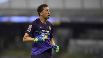 Agustín Marchesín alegra a su hijo con el 'Vamos América'