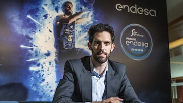 Javier Beir&aacute;n, durante la entrega del Premio Endesa.