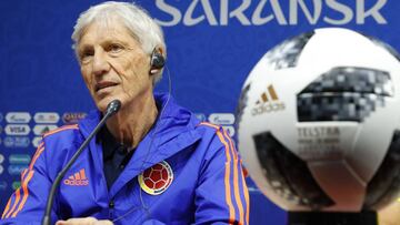 Jos&eacute; P&eacute;kerman, entrenador de Colombia