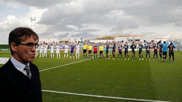 Fernando Vázquez entrenaba al Depor en el último partido oficial ante el Castilla.