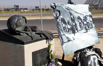 Homenaje a Ángel Nieto en el Circuito del Jarama en Madrid
