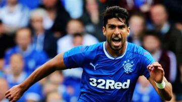 Eduardo Herrera se estrena como goleador del Rangers