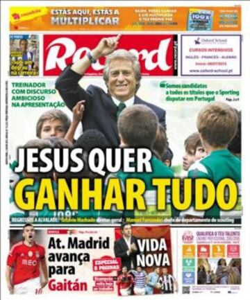 Portadas de la prensa deportiva