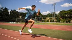 Falah... la mascota del Campeonato Mundial de Atletismo aparece en Aspire